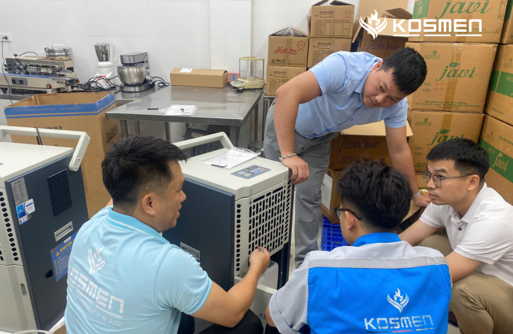 Lắp đặt máy hút ẩm cho kho dược phẩm tại Viện dinh dưỡng Quốc gia