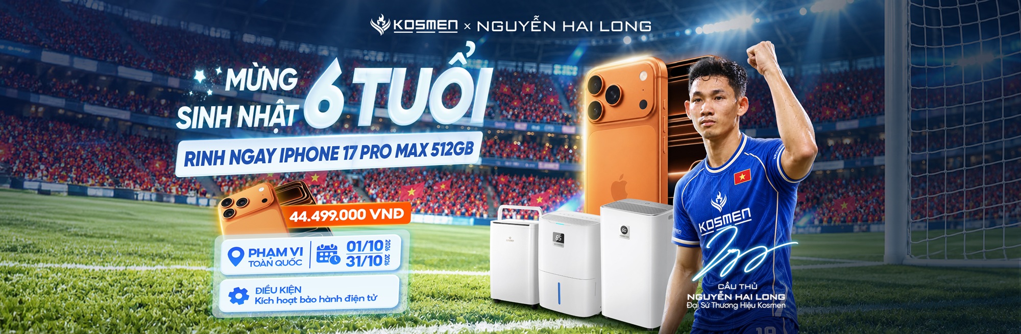 Mừng sinh nhật Kosmen 6 tuổi